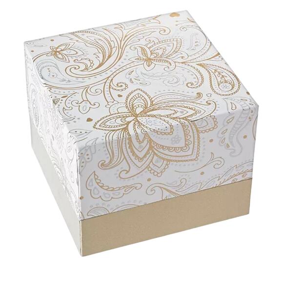 Charter Club Silver-Plated Cubic Zirconia Bridal Ring Set • Size 8 • NIB - Picture 4 of 5